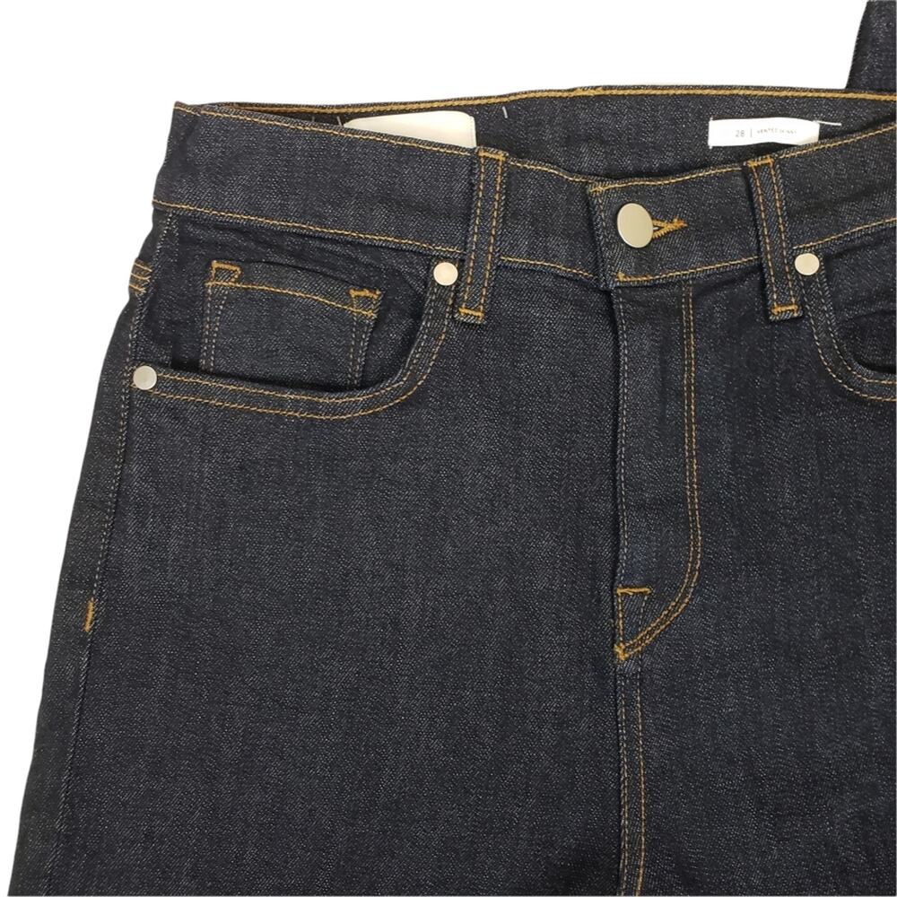 BLDWN Vented Hi Rise Skinny Jean Abyss Blue Dark Wash Women's 28 NEW - Picture 8 of 16